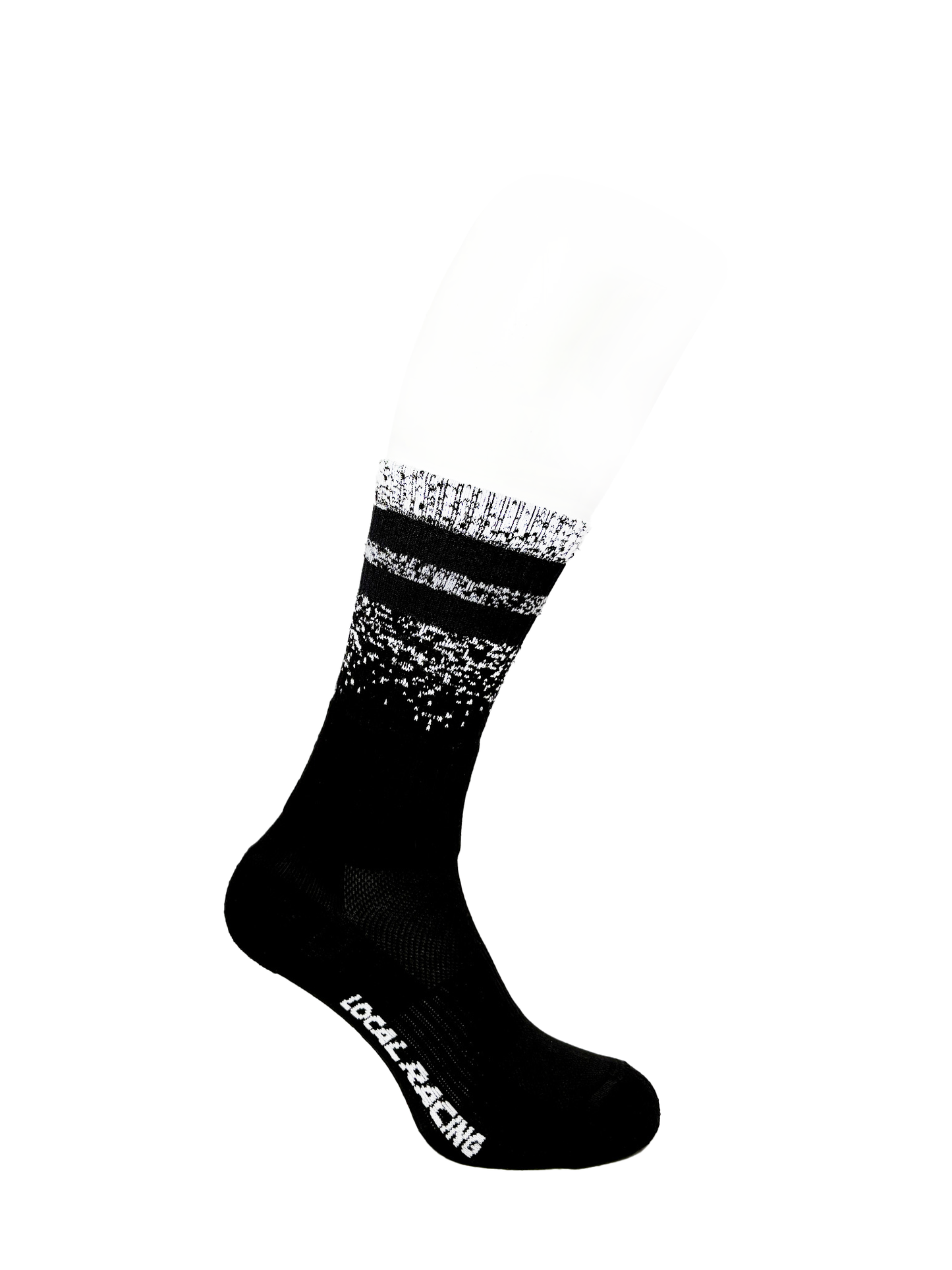 Socks Distortion White/Black