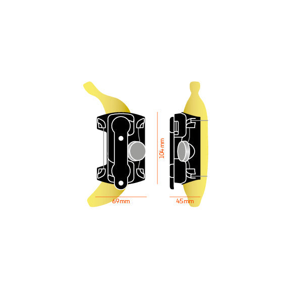 Fidlock Twist Set Uni Connector con Sistema Boa + Base para Bicicleta