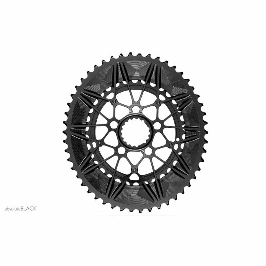 Absolute Black Cannondale Spidering Oval 52/36T