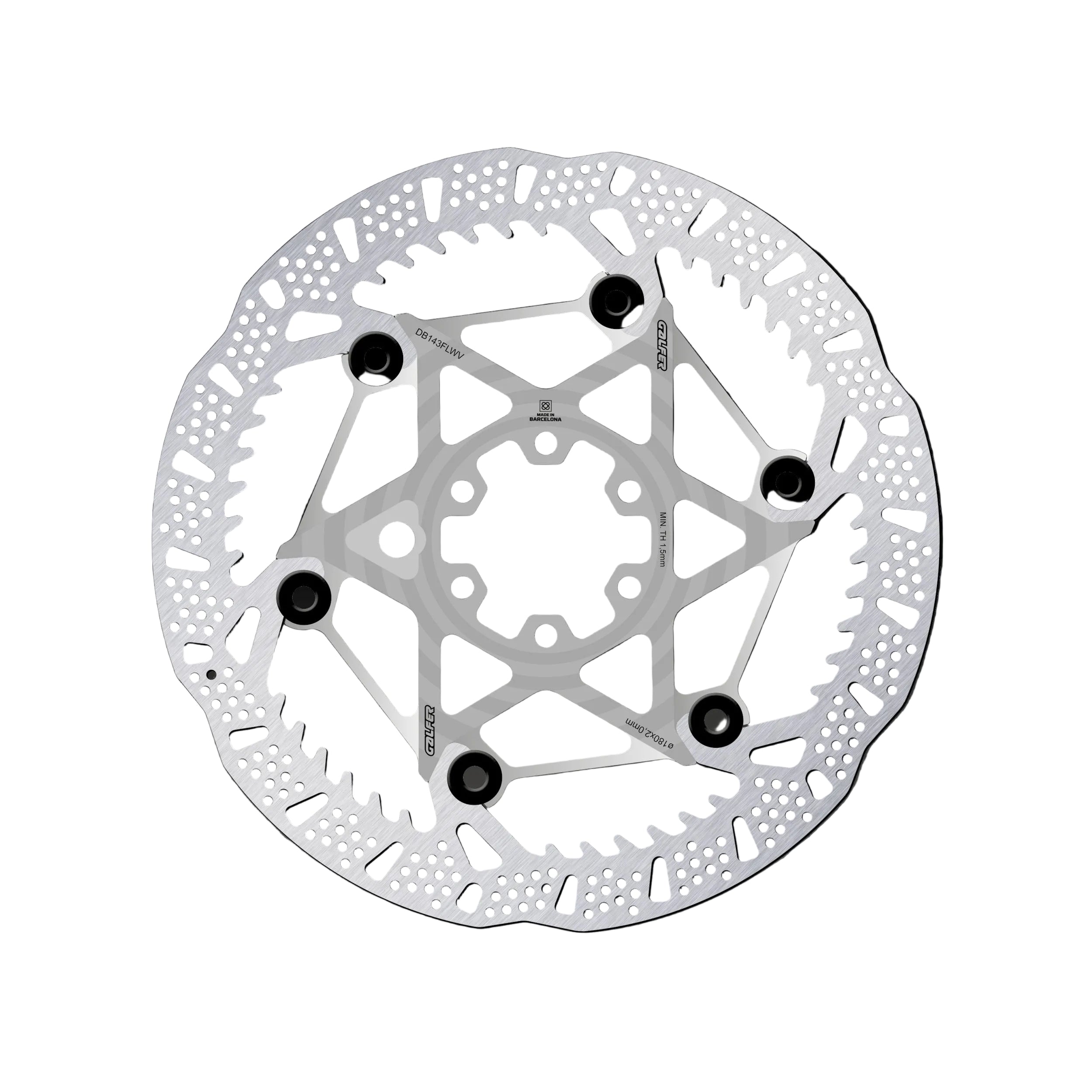 Rotor Galfer Shark Evo Raw 180 X 2.0 Mm