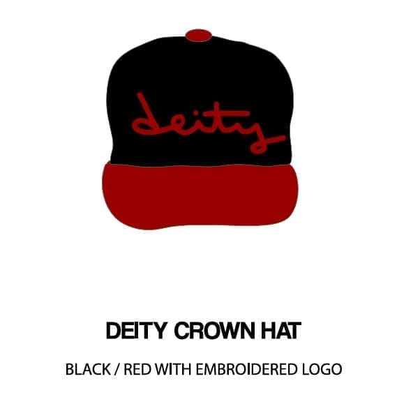 Gorro Deity Crown Hat Red