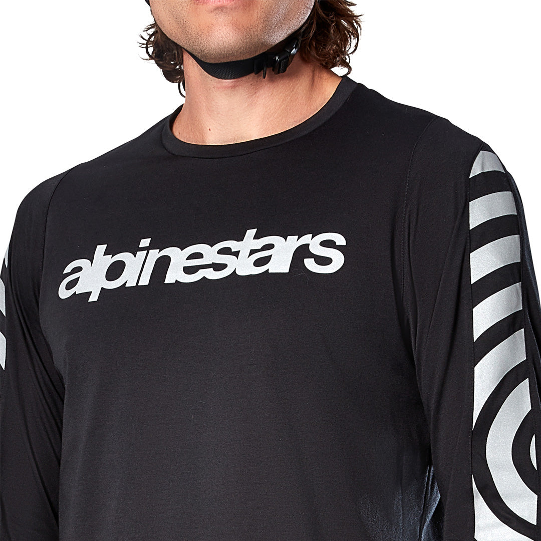 Jersey A-Dura DRI ASTAR Negro Reflejante - Manga Larga
