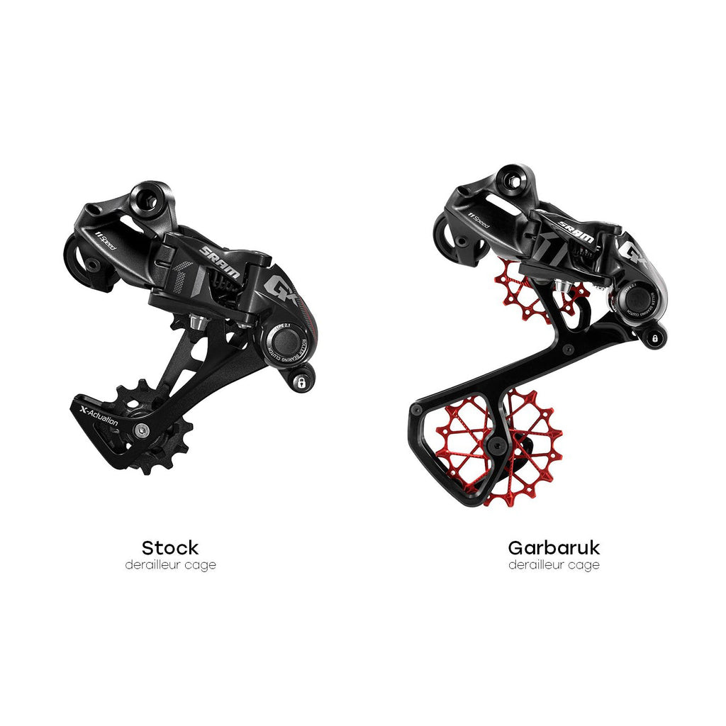 Jaula de desviador trasero + Poleas 12T + 16T para SRAM 11/12 vel