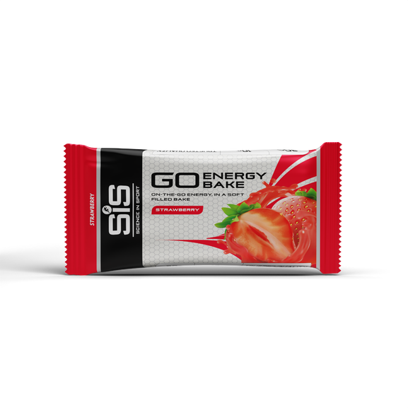 Barra Energetica SIS Go Energy Bake Sabor Fresa -CAJA de 12-