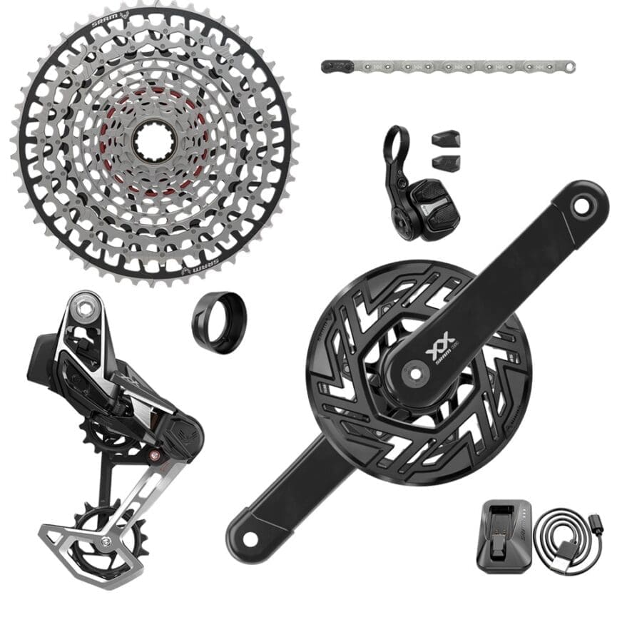 Grupo SRAM XX Eagle Transmission AXS E-MTB 104BCD 34T 175mm 10-52T (sin multiplicacion)