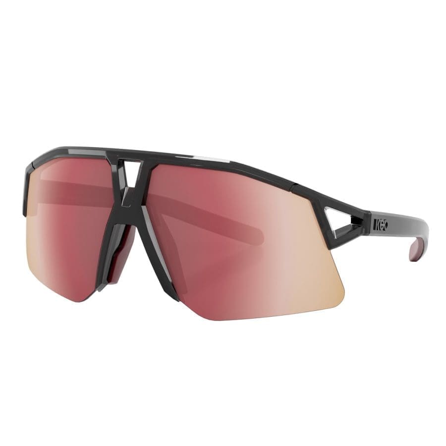Lentes Koo HYPE Strade Bianche Black Glass/Siena Red Mirror