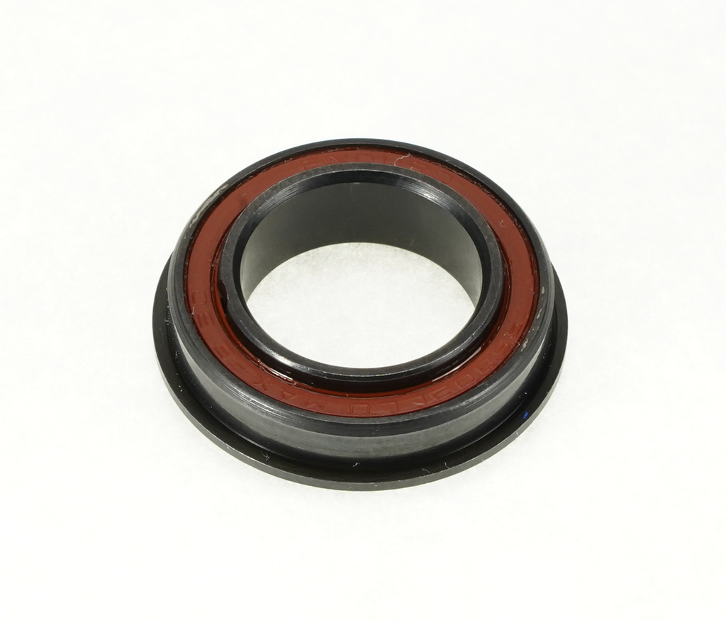 F6802 LLU MAX-E BO - Balero de Suspensión Radial con Brida, Pista Interior Extendida, Diseño MAX, Óxido Negro, ABEC-3, (15 mm × 24/26 mm × 5/7 mm)
