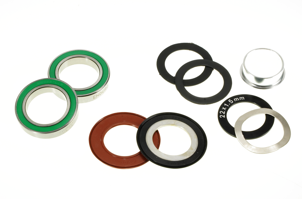BKC-54112 - KIT DE BALEROS DE PEDALIER HÍBRIDOS CERÁMICOS XD15, ABEC-5 PARA BIELAS SRAM GXP Y CUADROS BB90/95