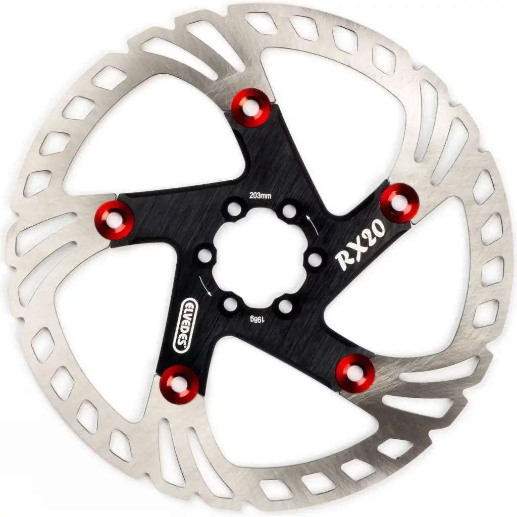 ROTOR FLOTANTE ELVEDES RX20 203mm 198g | (INCLUYE 6 TORNILLOS) | 1.8mm DE ESPESOR