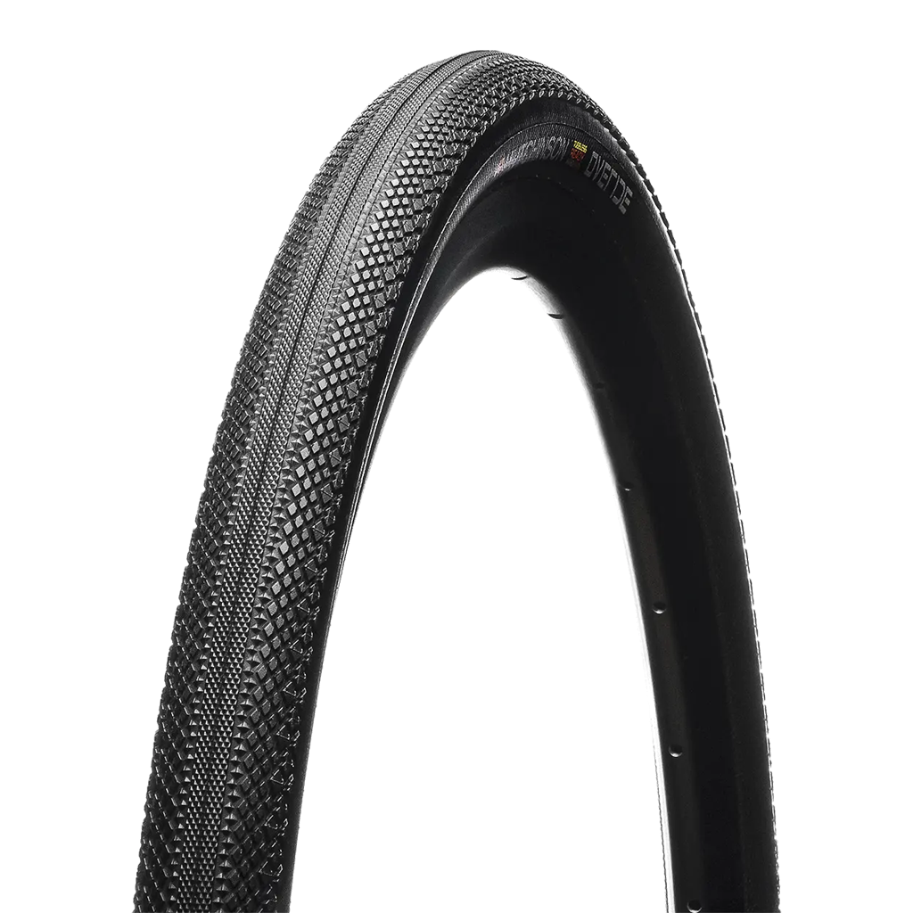 Llanta Overide Hutchinson 700x35C Tubeless Ready Hardskin Negra