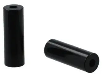50 FERULAS "END CAPS" Ø3.65mm DIAMETRO INTERIOR (Ø4.05mm DIAMETRO EXTERIOR) x12mm ALUMINIO NEGRO
