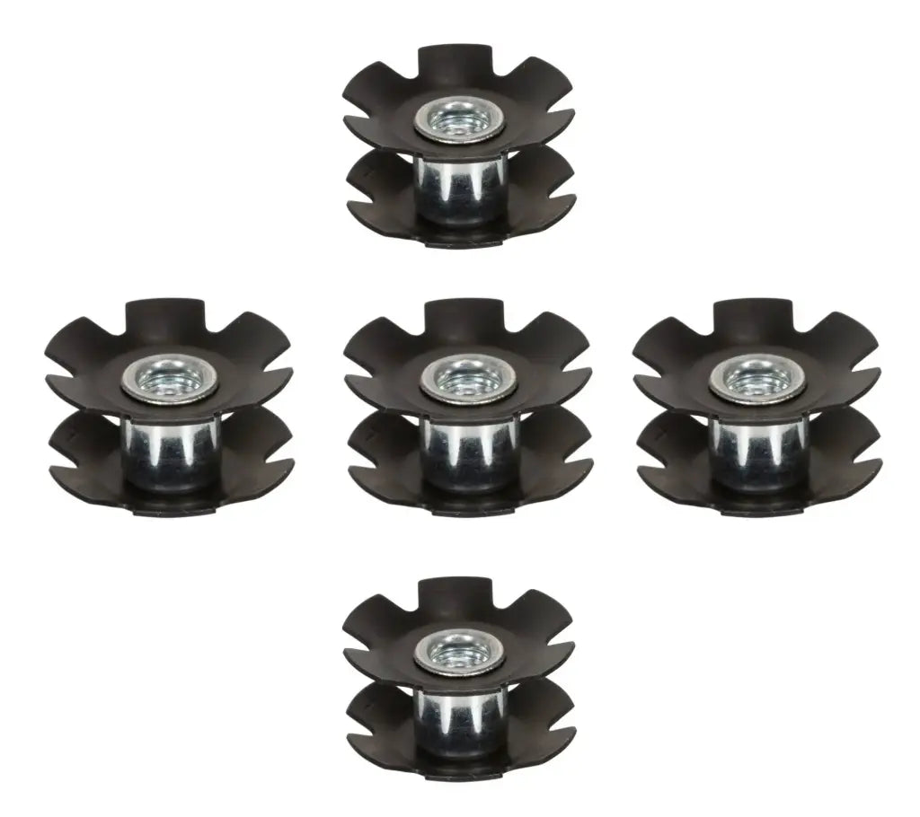 SET 5 ARAÑAS DE ACERO ELVEDES | ESTÁNDAR PARA TUBO DE METAL DE 1"