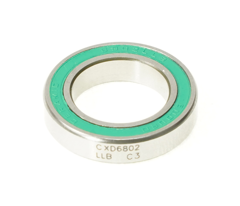 CXD 6802 LLB C3 - XD15 CERÁMICO-HÍBRIDO, ABEC-5, BALERO RADIAL (JUEGO C3) - 15 MM X 24 MM X 5 MM
