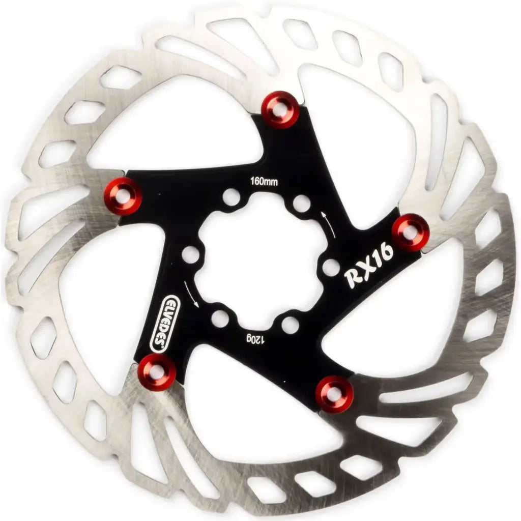 ROTOR FLOTANTE ELVEDES RX16 160mm 120g | (INCLUYE 6 TORNILLOS) | 1.8mm DE ESPESOR
