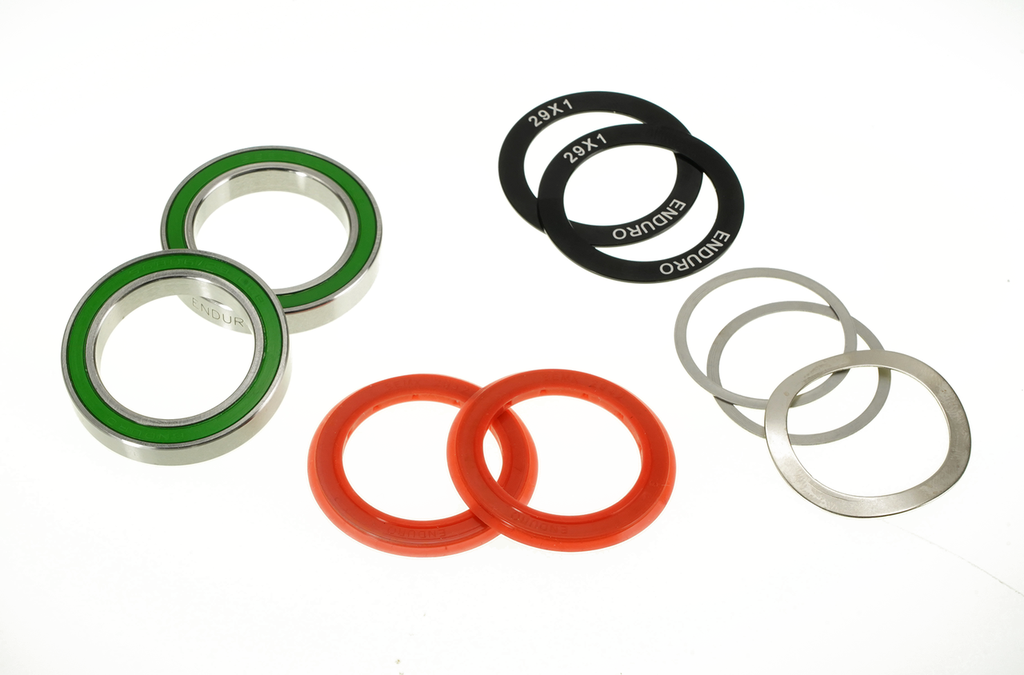 BKC-54118 - KIT DE BALEROS DE PEDALIER HÍBRIDOS CERÁMICOS XD15, ABEC-5 PARA BIELAS SRAM DUB CON CUADROS BB30