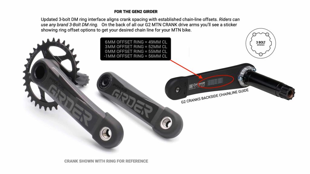 Par de Bielas Praxis G2 | Girder HD M30 Dm | Enduro | Carbon