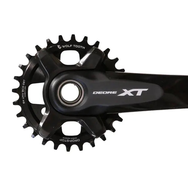 WOLFTOOTH MONOPLATO 28T 96 mm BCD para Shimano XT M8000 y SLX M7000 64 mm BCD