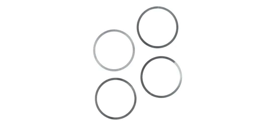 4 ARANDELAS CENTER-LOCK (0,2 mm espesor) DE ACERO INOXIDABLE