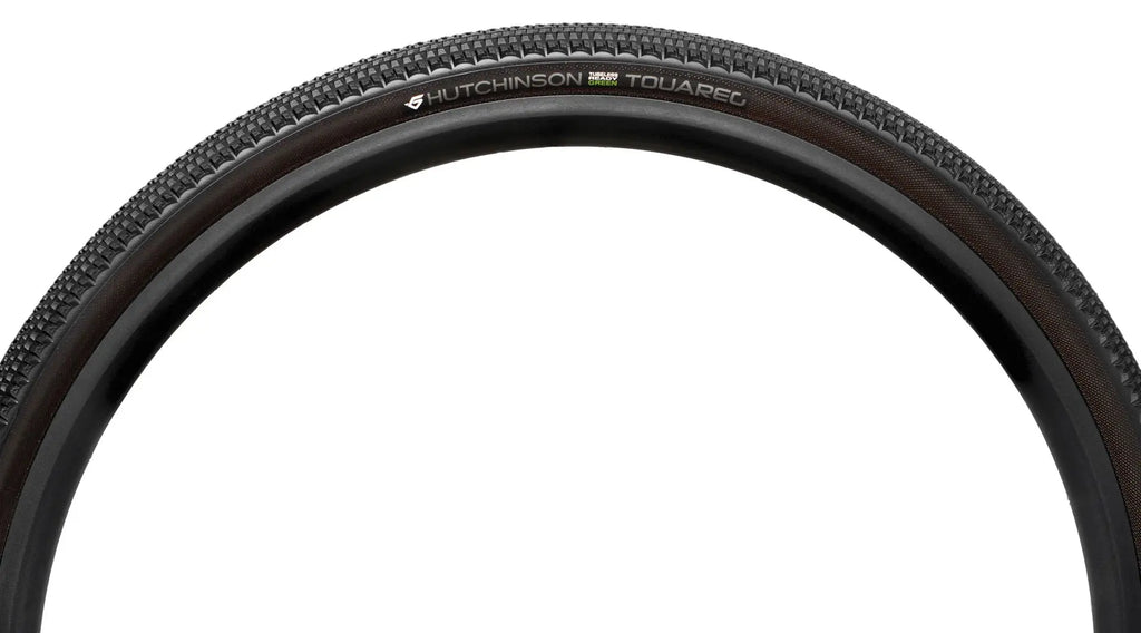 Llanta Touareg Hutchinson 700x40 Tubeless Ready Negra Hardskin ("Green")