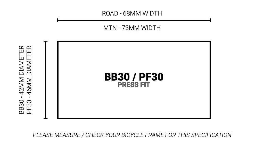 TAZA DE CENTRO PRAXIS M24 - BB30/PF30 68MM RUTA