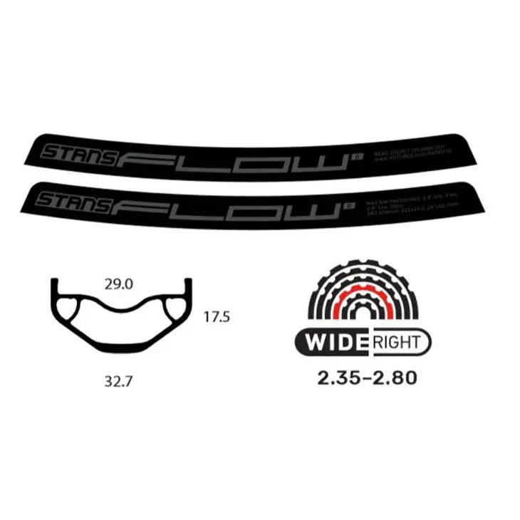 ARO STAN'S FLOW D 27.5, 32H, BLACK, SILVER TA 2507, PARA ENDURO