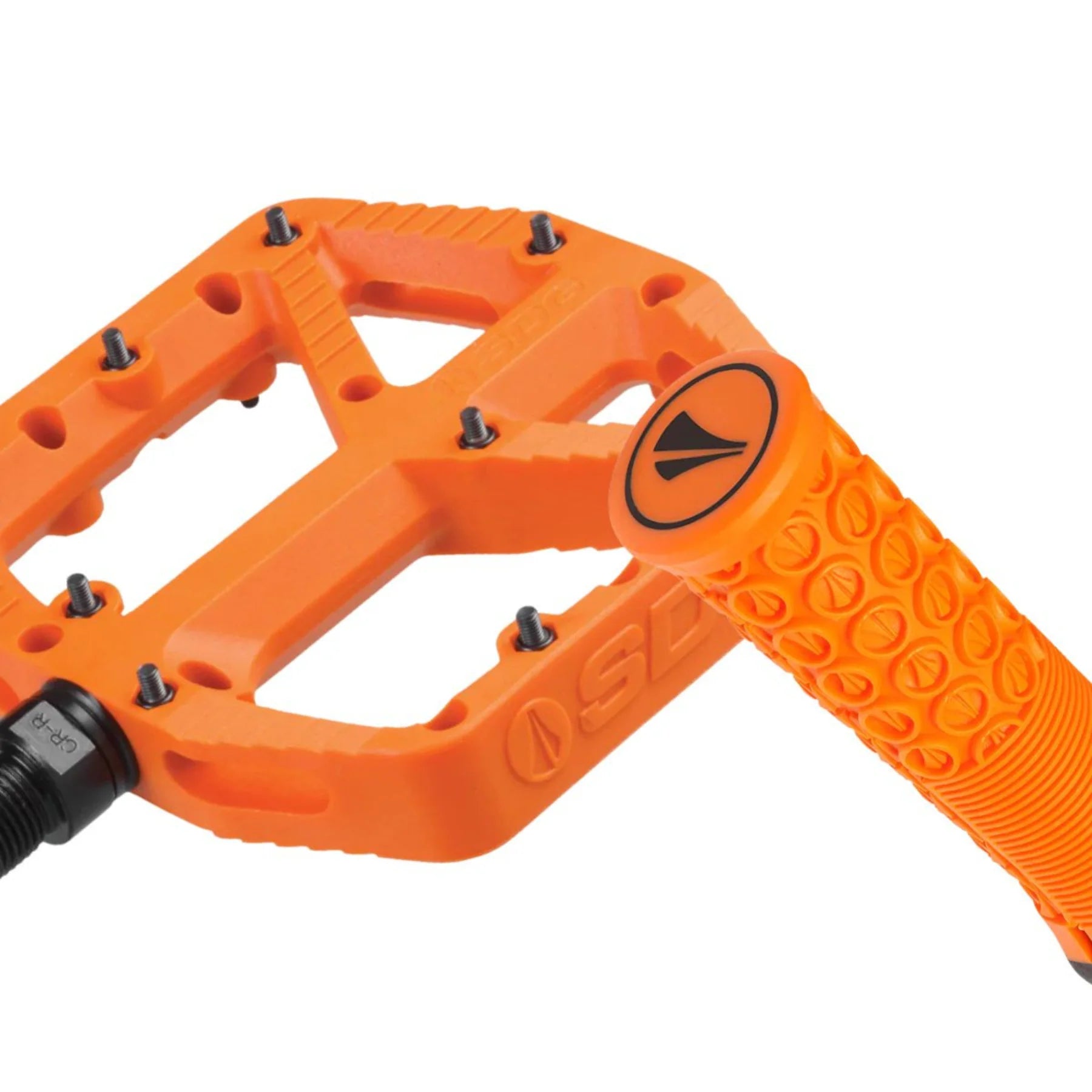 Pedal SDG con Grip 33mm Naranja