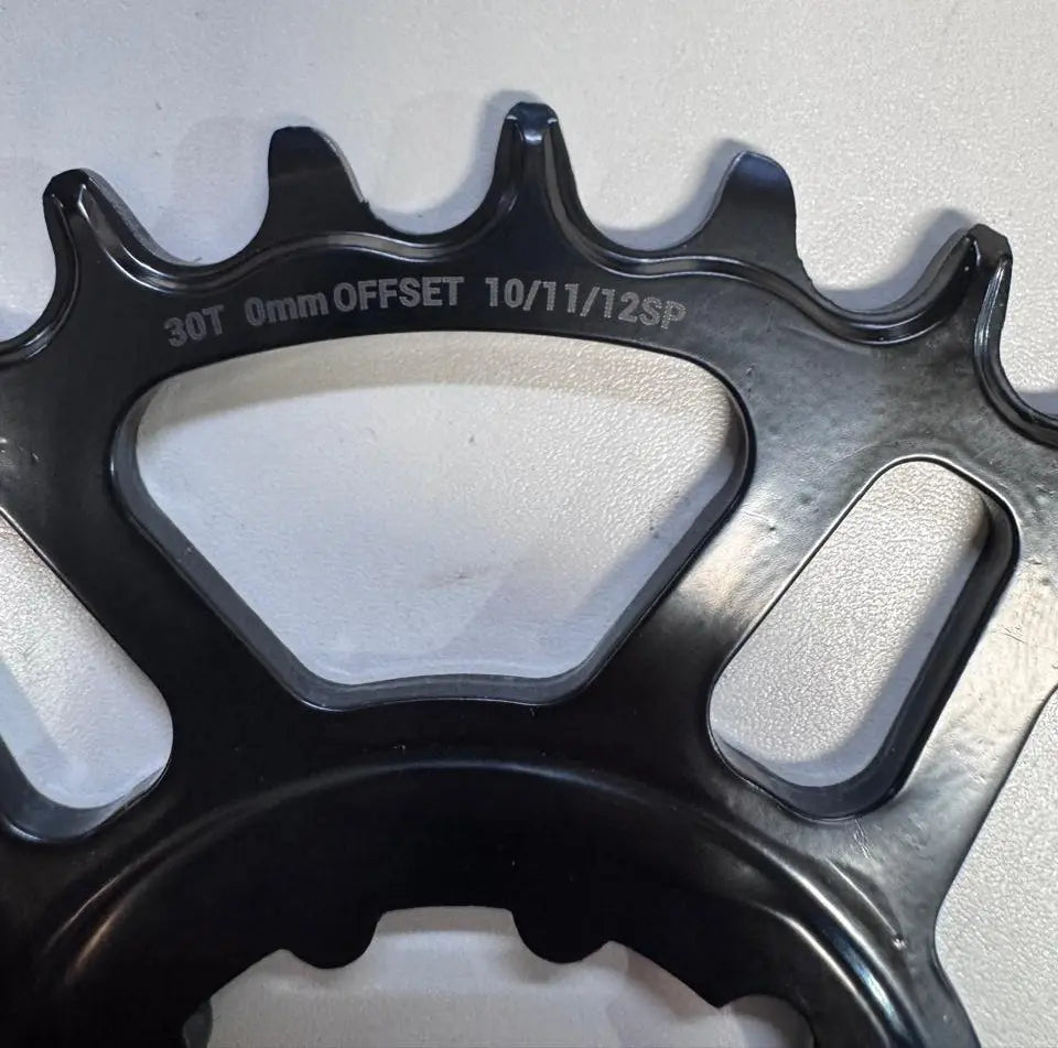 Monoplato Praxis DM1x | MTB | Montaje Directo | "SRAM 3T" | 0mm Offset | Negro (Sin Maquinado)