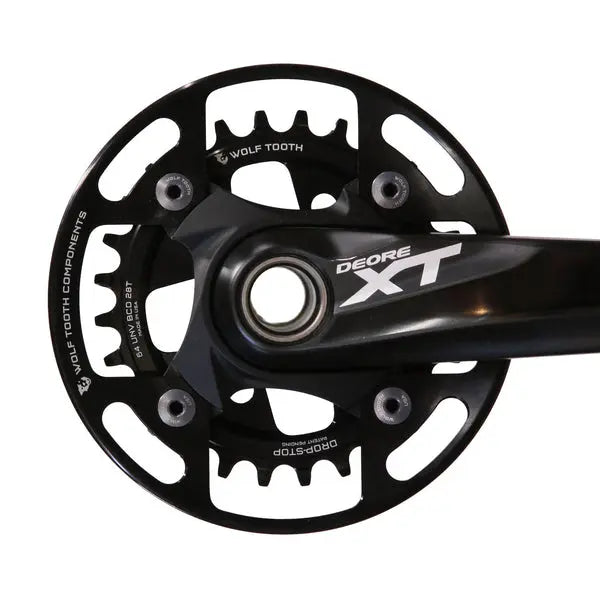 WOLFTOOTH MONOPLATO 28T 96 mm BCD para Shimano XT M8000 y SLX M7000 64 mm BCD