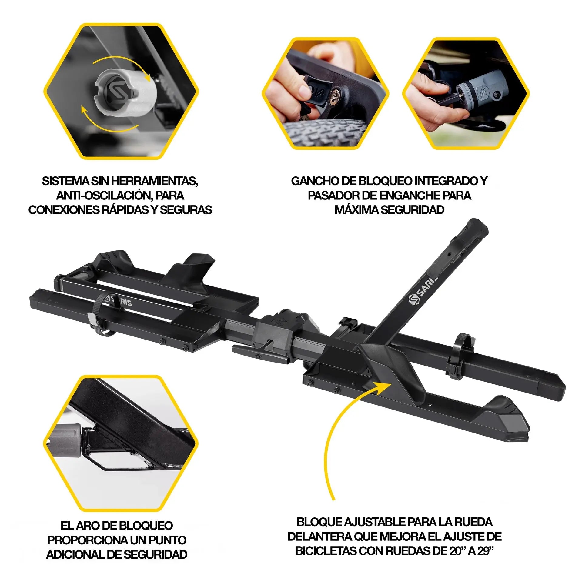 RACK SARIS SUPERCLAMP G4 PARA 2 BICICLETAS