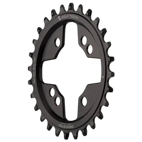WOLFTOOTH MONOPLATO 28T 96 mm BCD para Shimano XT M8000 y SLX M7000 64 mm BCD