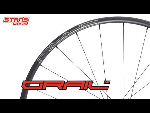 ARO STAN'S GRAIL CARBON CB7 700C 28H NEGRO/CALCAS PLATA