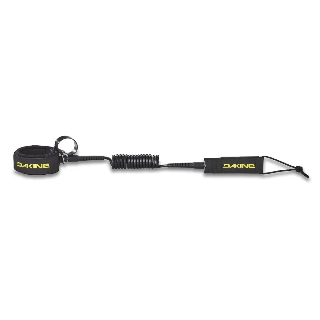 Leash Dakine Coiled Foil 5' X 1/4" con Easy Clip Black