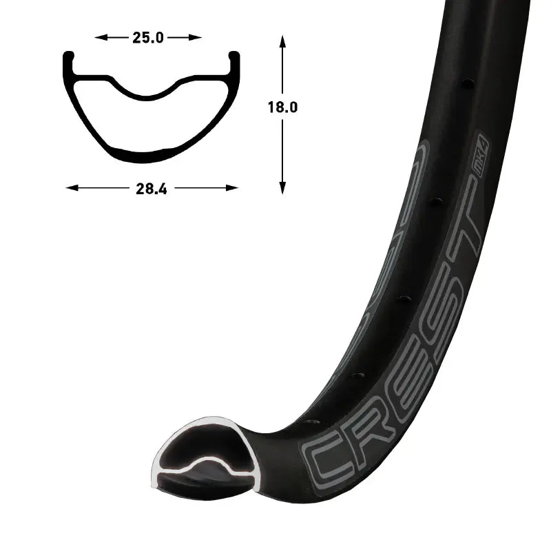 ARO STAN'S CREST MK4 24" NEGRO 24H, PARA XC Y GRAVEL