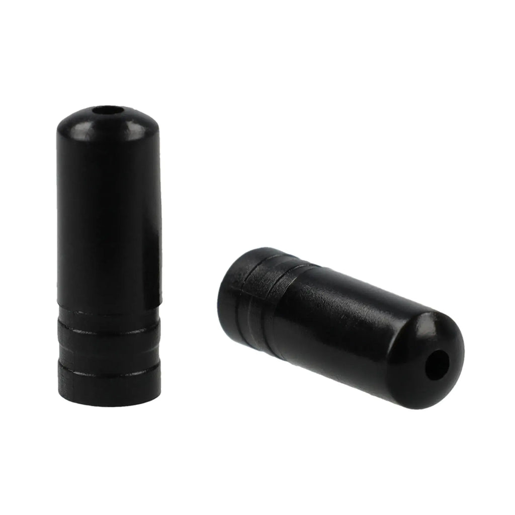 SET FERULAS "END CAPS" ELVEDES | 100 PIEZAS | Ø4.3mm EN NYLON COLOR NEGRO