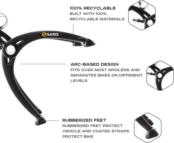 Rack Saris para cajuela BONES 2 Bikes