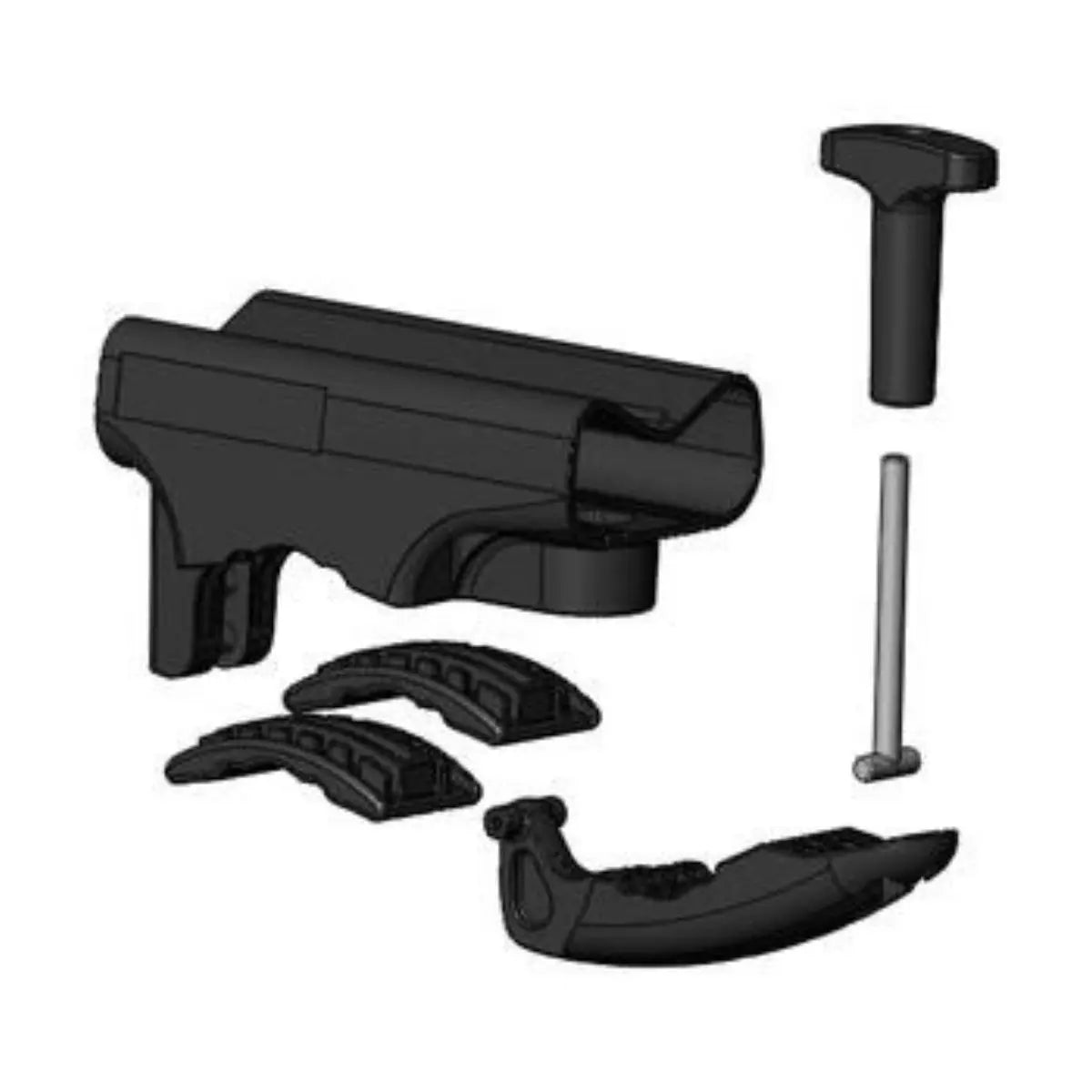 Reemplazo Yakima Conjunto de Abrazadera Trasera P/Frontloader/Forklift