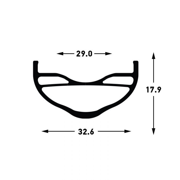 ARO STAN'S FLOW EX3 29" 32H NEGRO (CALCAS GRISES), PARA ENDURO