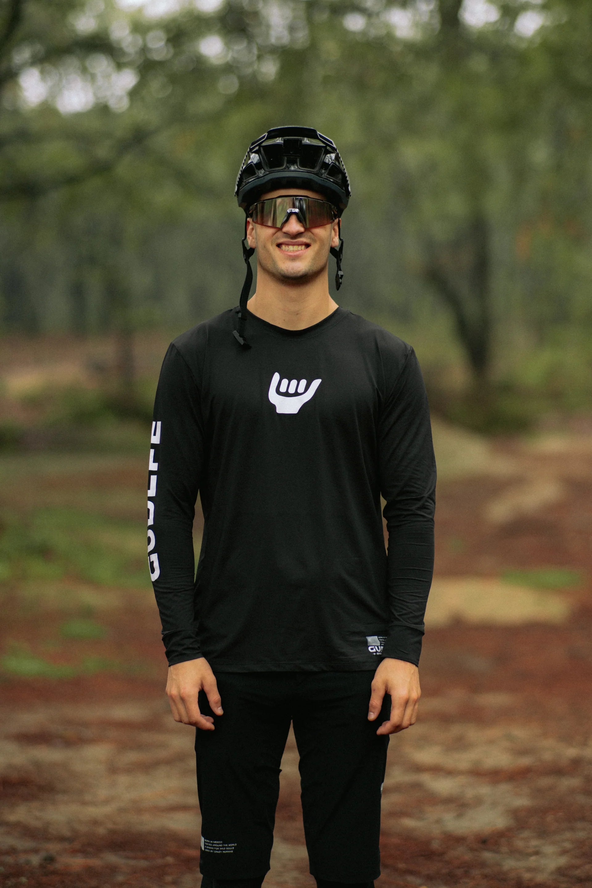 JERSEY MTB GUDLIFE MANGA LARGA PEAK BLACK