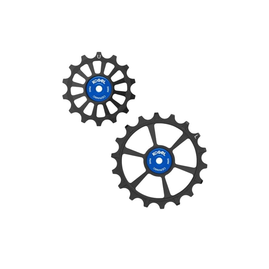 Poleas Oversized Kogel 14/18T para SRAM Transmission Eagle Negro
