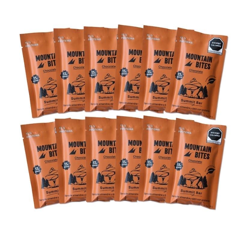 Mountain Bites Summit Bar Chocolate Fudge Caja c/10pz