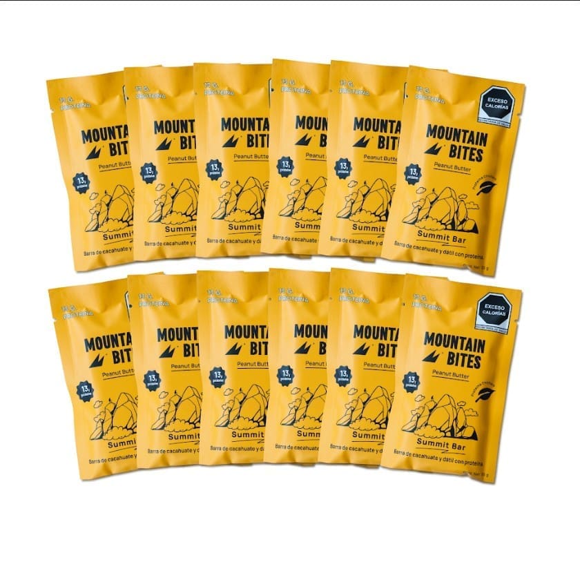 Mountain Bites Summit Bar Peanut Butter Bomb Caja c/10pz