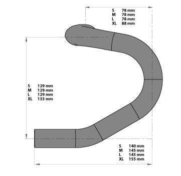 SYNTACE Racelite CDR Ø31.8 7075 Medium 420mm