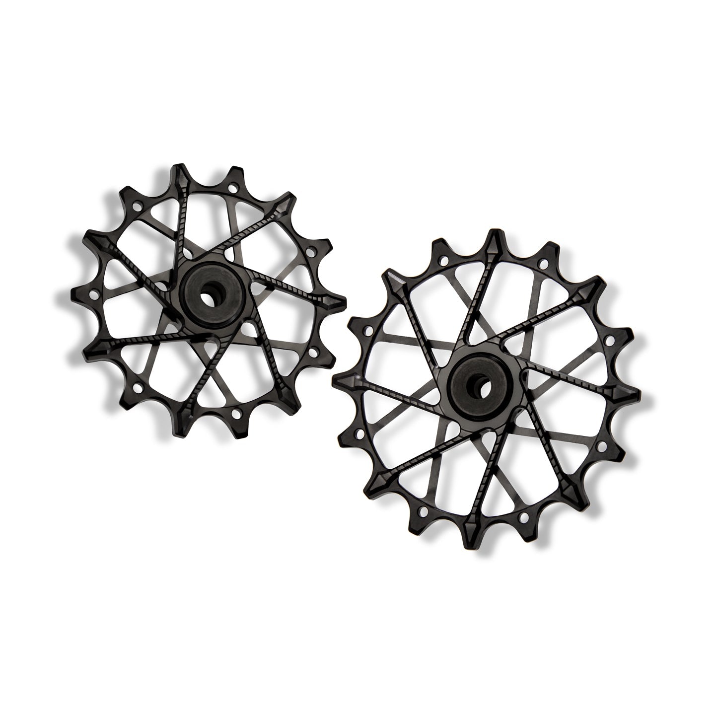 Poleas Garbaruk para cambio trasero Shimano | 14T + 16T (12 vel. con jaula garbaruk)